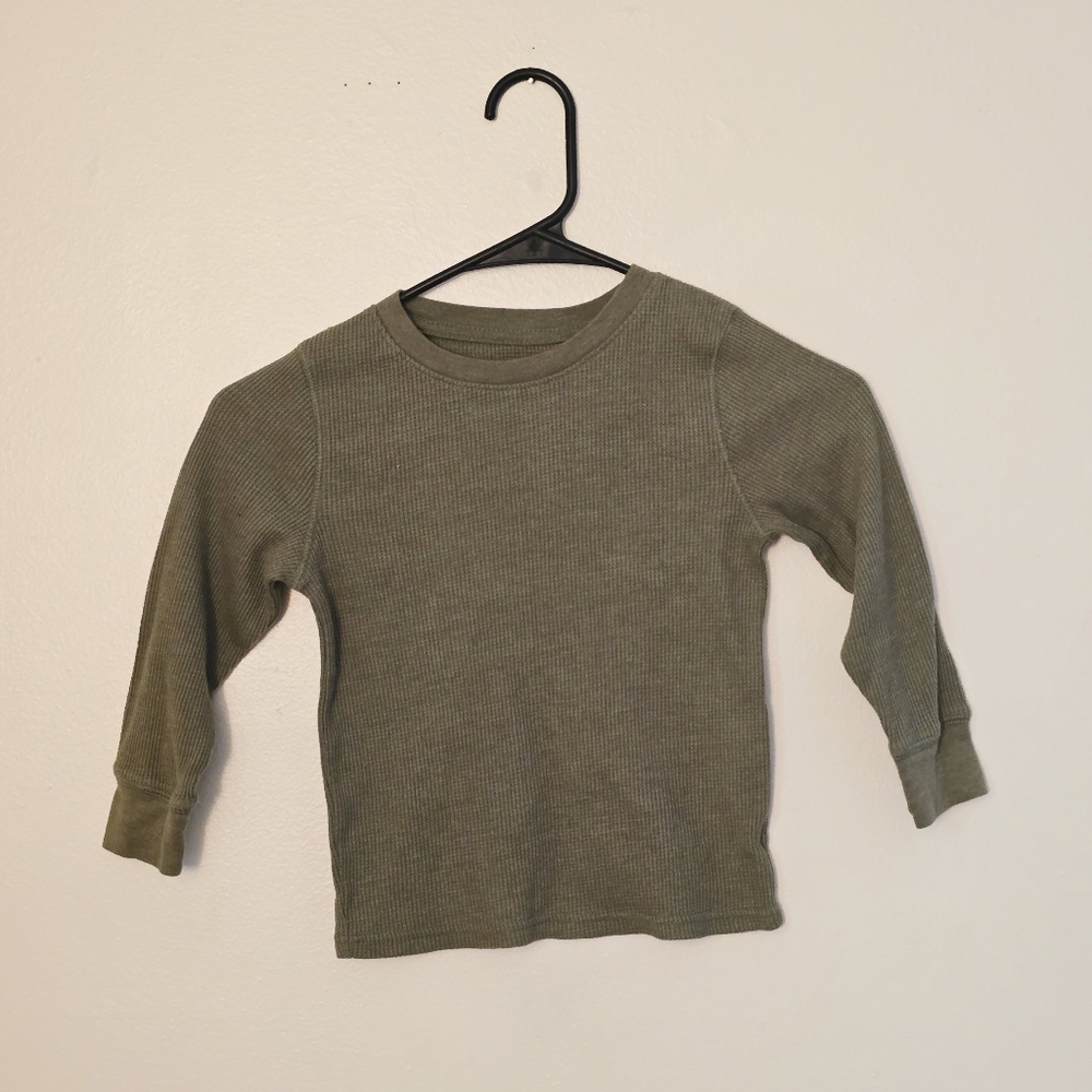 Cat & Jack 4T Olive Long Sleeve Tee